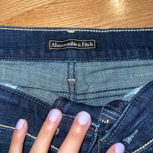 A&F denim shorts